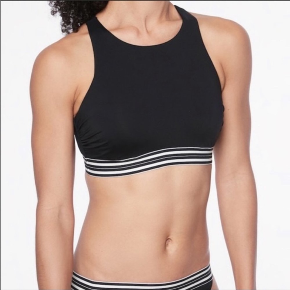Athleta Gold Coast High Neck Bikini Top NWT